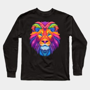 lion popart Long Sleeve T-Shirt